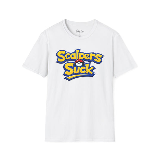"Scalpers Suck" Poke-Themed T-Shirt