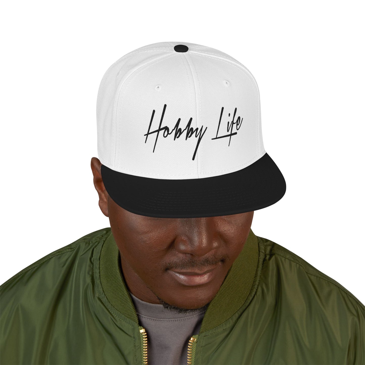 Hobby Life Official SNAPBACK (Black Embroidered)