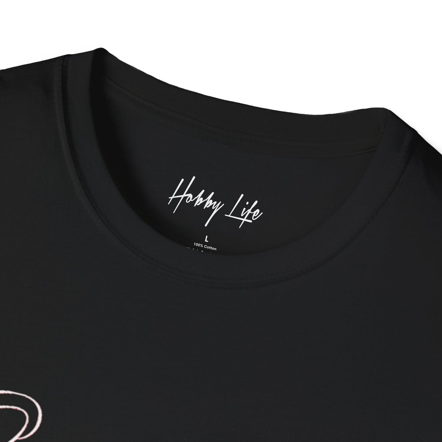 "One of One" Hobby Life Unisex T-Shirt (White Logo) Softstyle