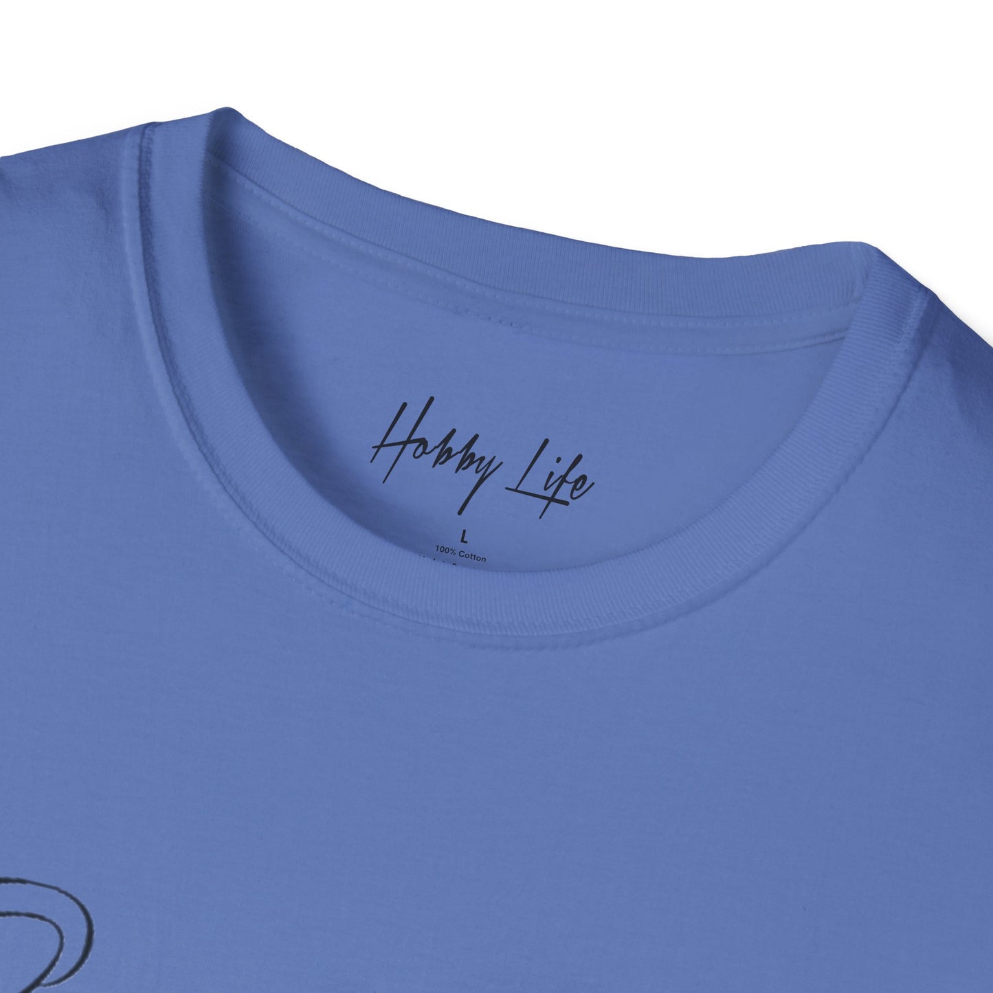 "One of One" Hobby Life Unisex T-Shirt (Black Logo) Softstyle