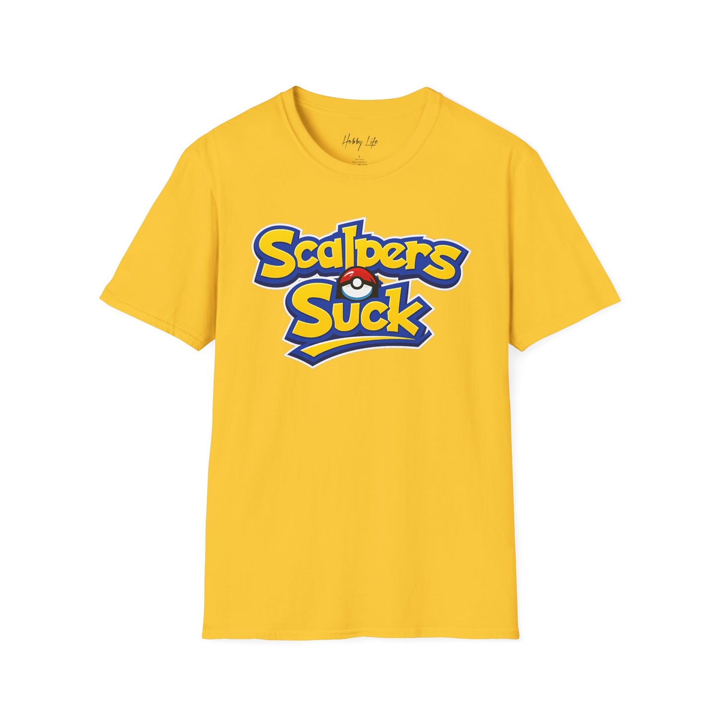 "Scalpers Suck" Poke-Themed T-Shirt