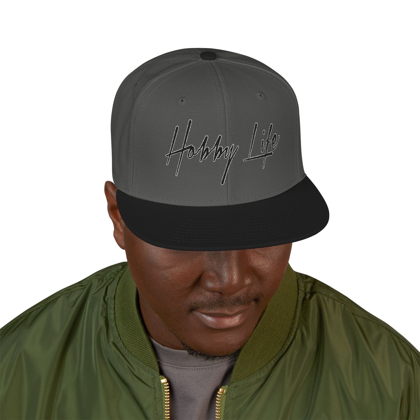 Hobby Life SNAPBACK: Pinstripe Collection (White/Dark Nvy.) LIMITED ED.