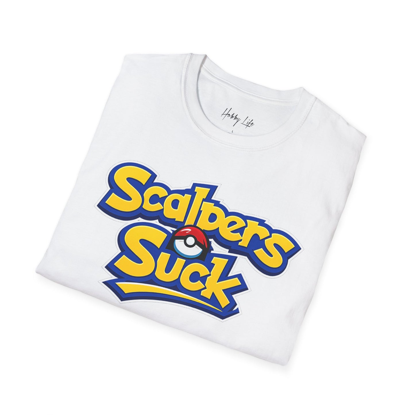 "Scalpers Suck" Poke-Themed T-Shirt