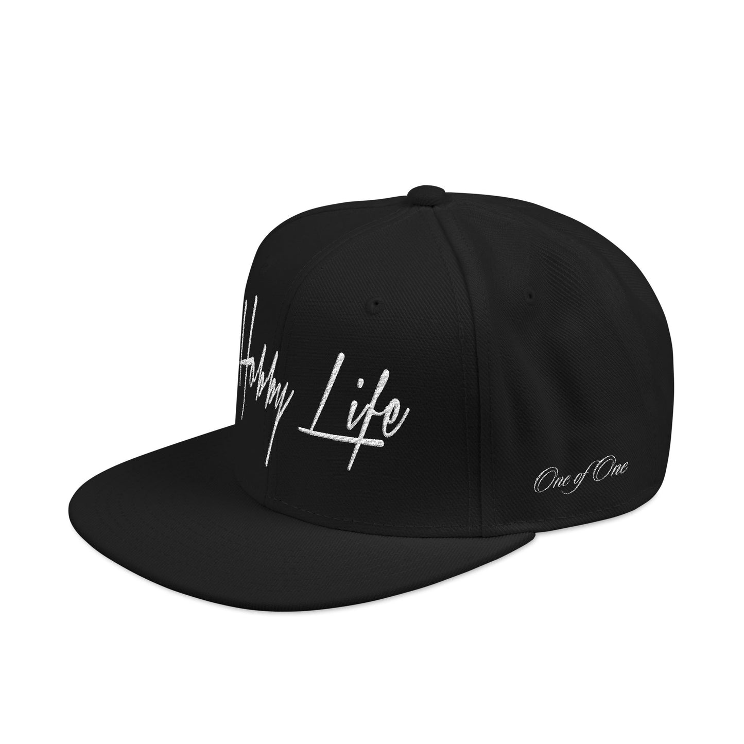Hobby Life Official SNAPBACK (White Embroidery)