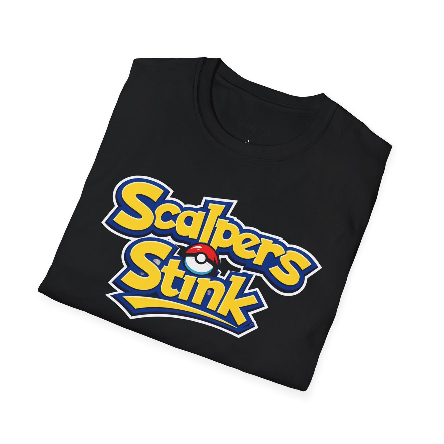 "Scalpers Stink" Poke-Themed T-Shirt