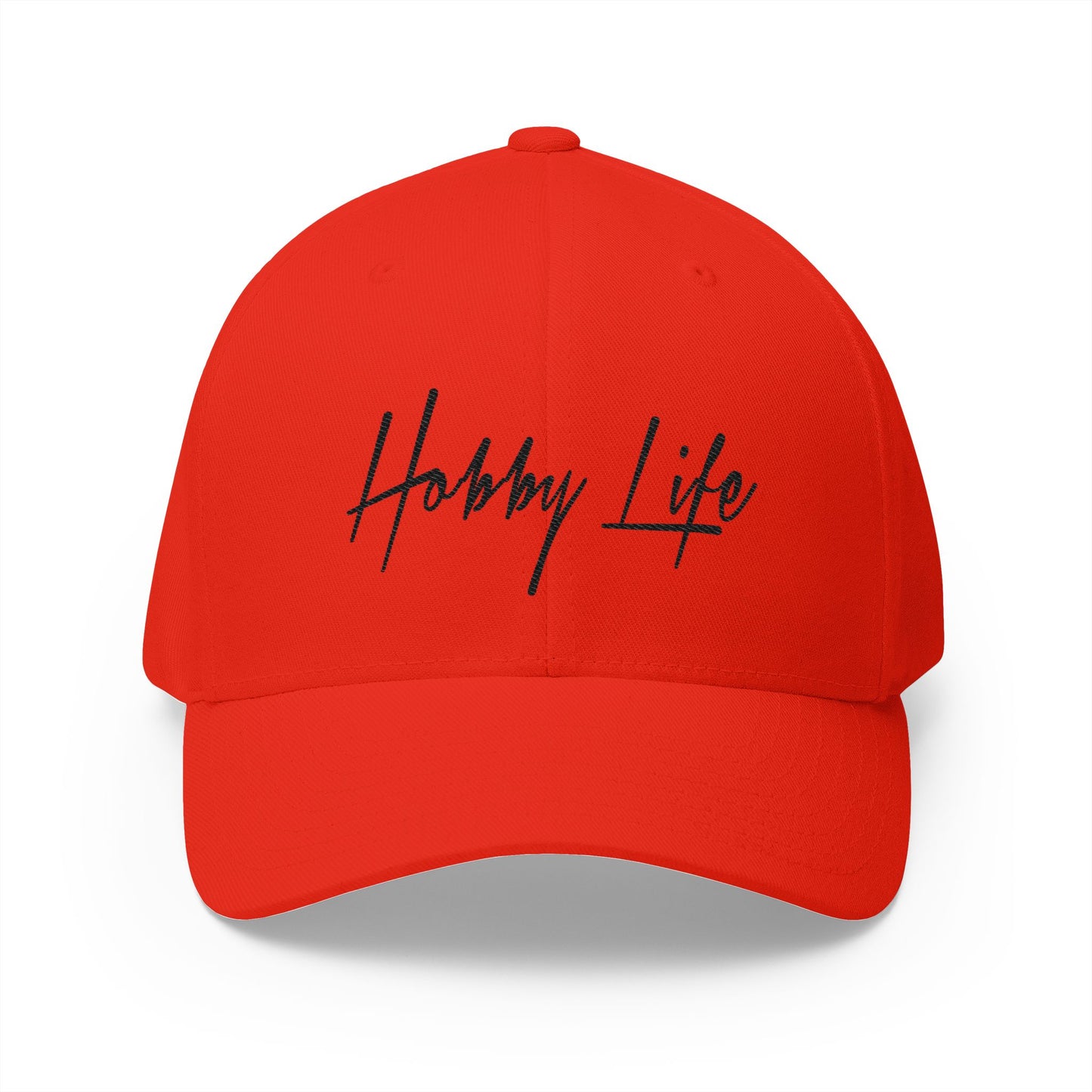 Hobby Life Official FLEXFIT (Black Embroidery) Structured Hat