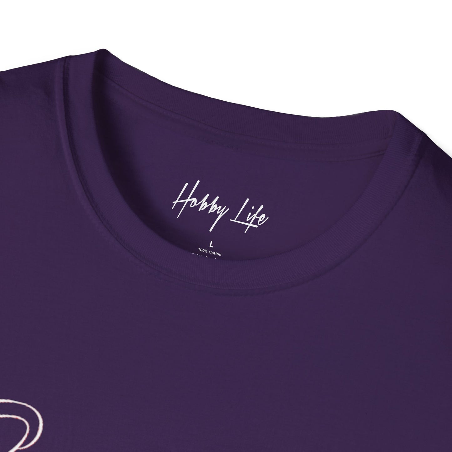 "One of One" Hobby Life Unisex T-Shirt (White Logo) Softstyle