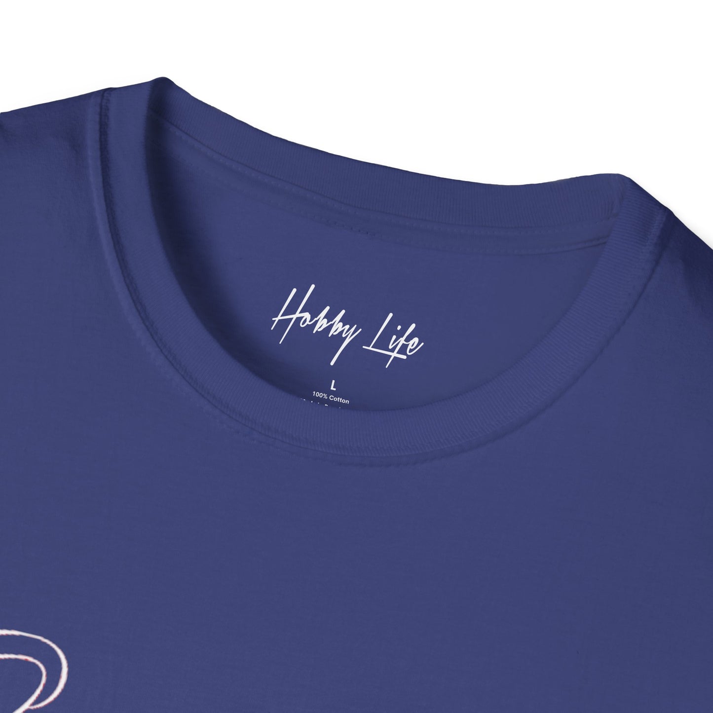 "One of One" Hobby Life Unisex T-Shirt (White Logo) Softstyle
