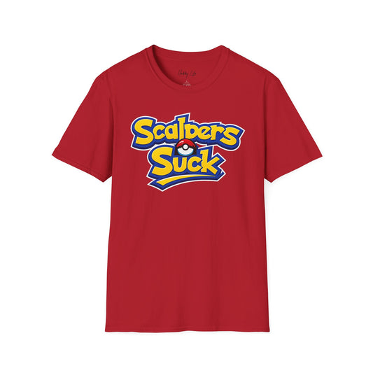 "Scalpers Suck" Poke-Themed T-Shirt