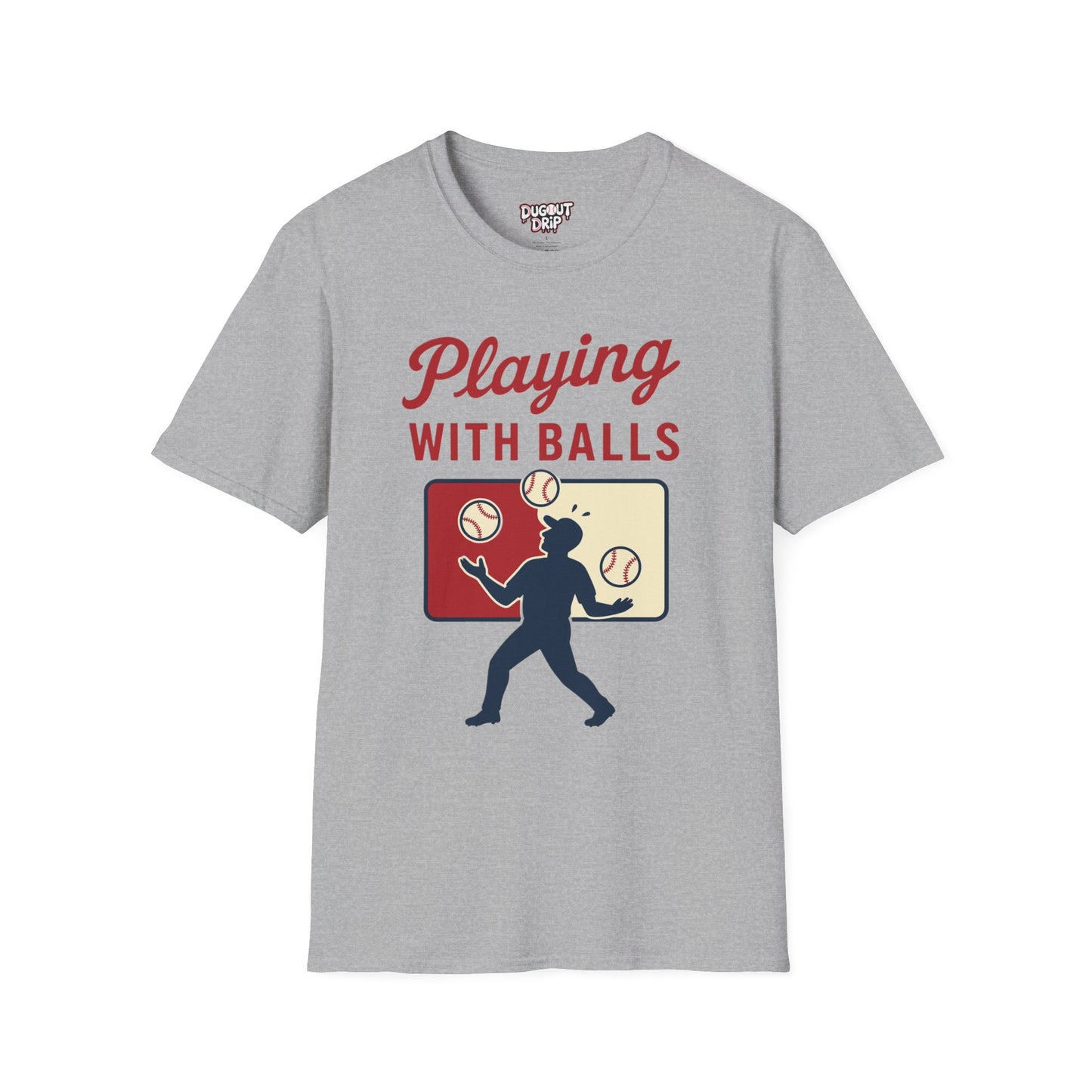 Playing With Balls Baseball Unisex Softstyle T-Shirt