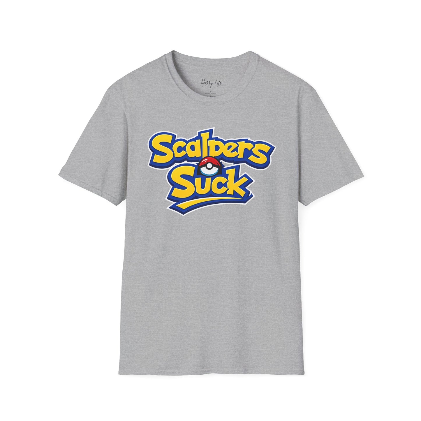 "Scalpers Suck" Poke-Themed T-Shirt