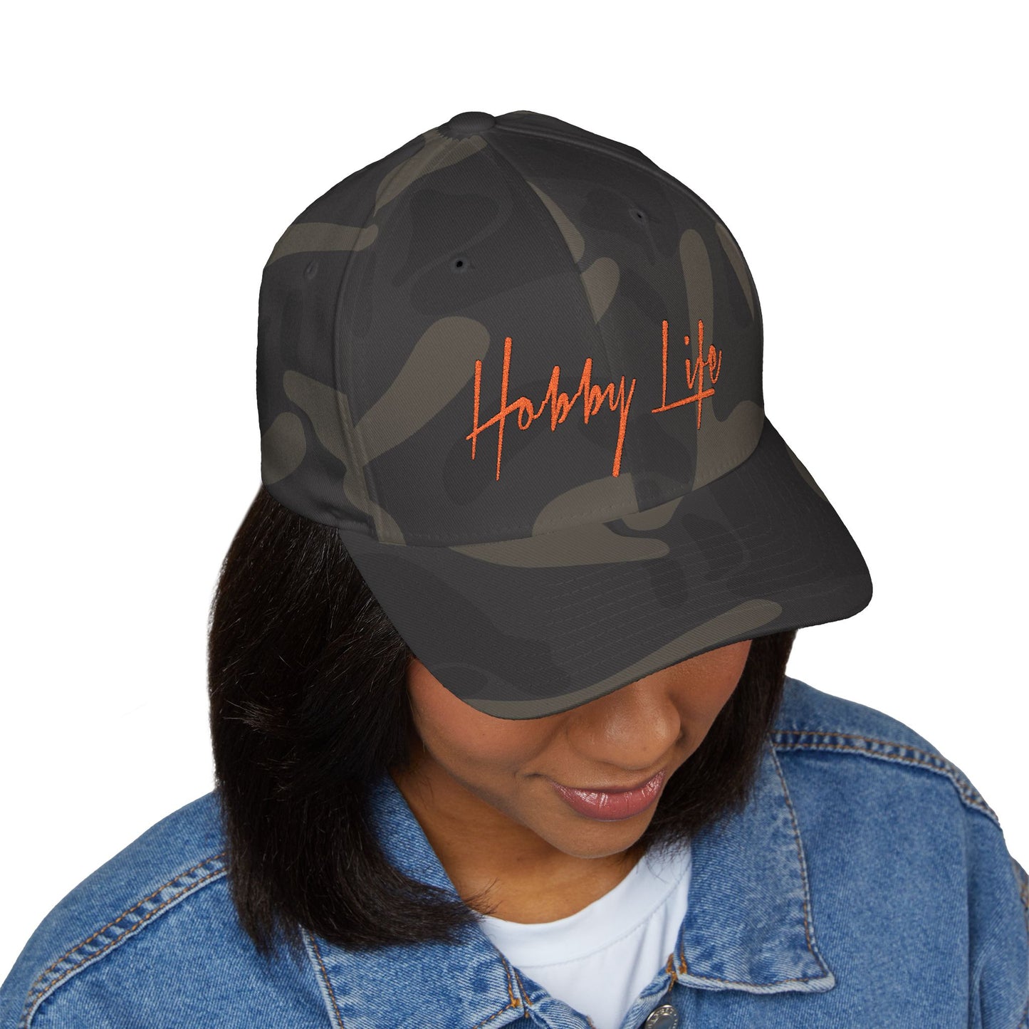Hobby Life Official FLEXFIT Camo Collection LIMITED ED. Hat (Camo/Dark)