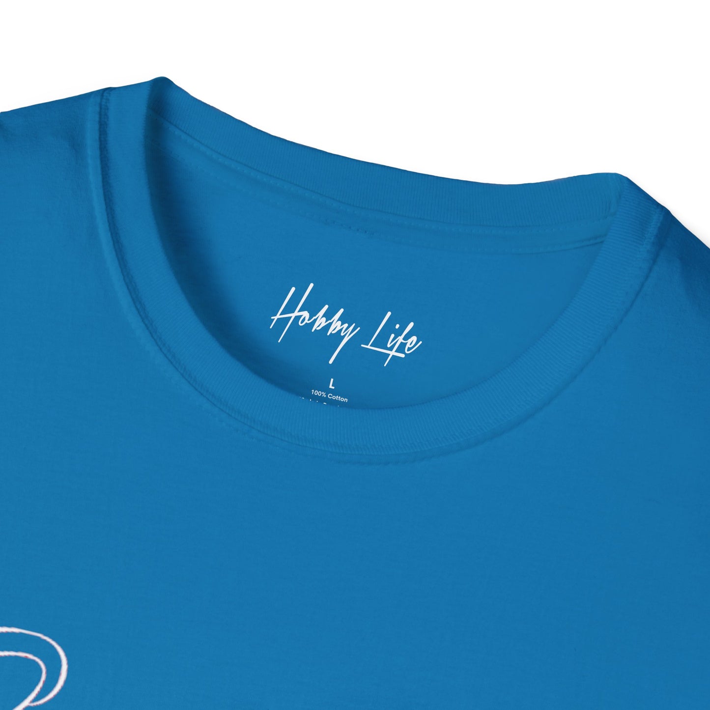 "One of One" Hobby Life Unisex T-Shirt (White Logo) Softstyle