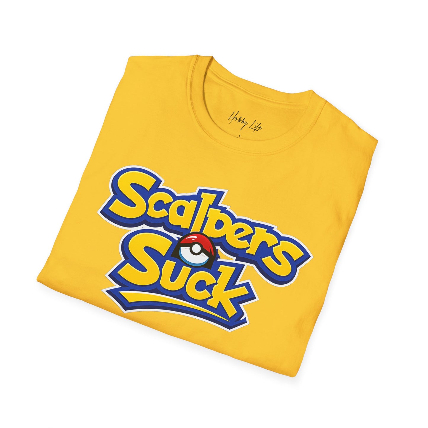 "Scalpers Suck" Poke-Themed T-Shirt