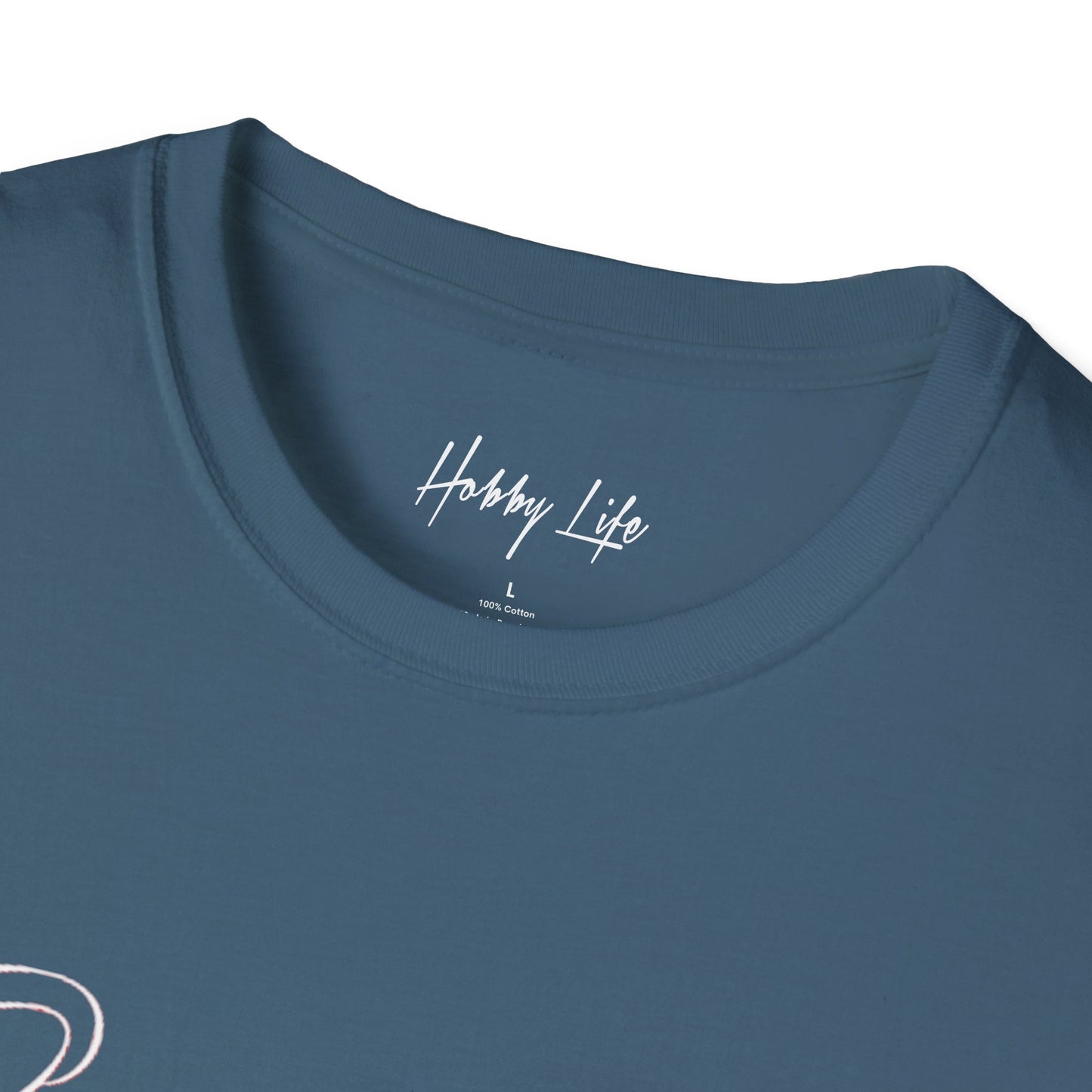 "One of One" Hobby Life Unisex T-Shirt (White Logo) Softstyle