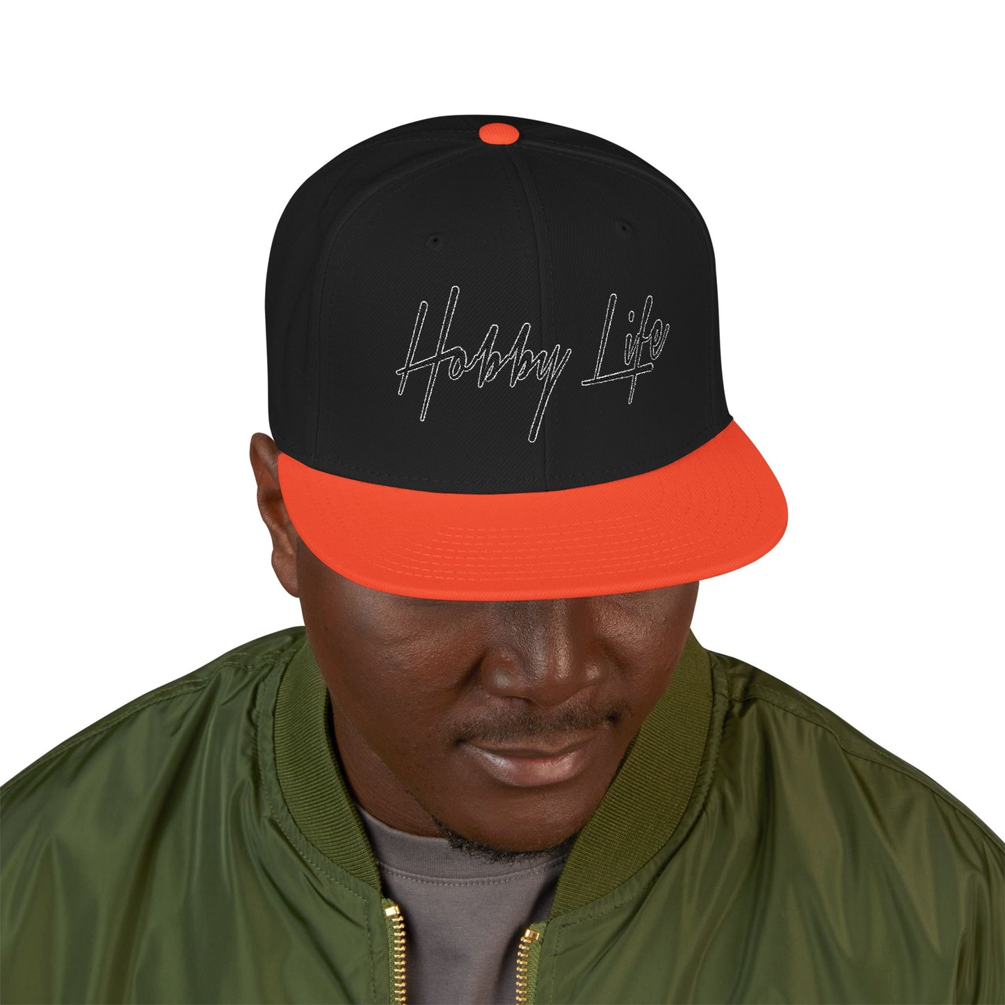 Hobby Life SNAPBACK: Pinstripe Collection (White/Dark Nvy.) LIMITED ED.