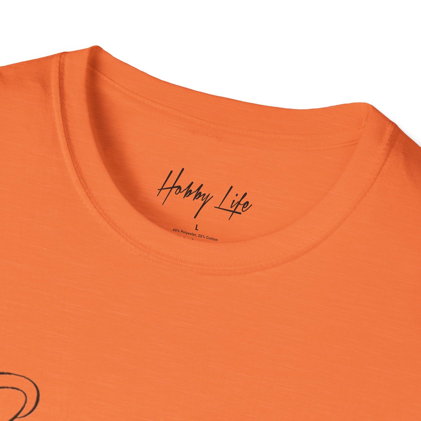 "One of One" Hobby Life Unisex T-Shirt (Black Logo) Softstyle
