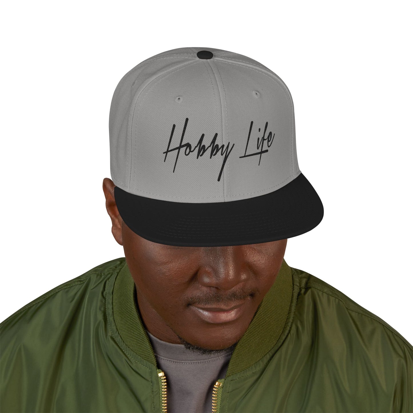 Hobby Life Official SNAPBACK (Black Embroidered)