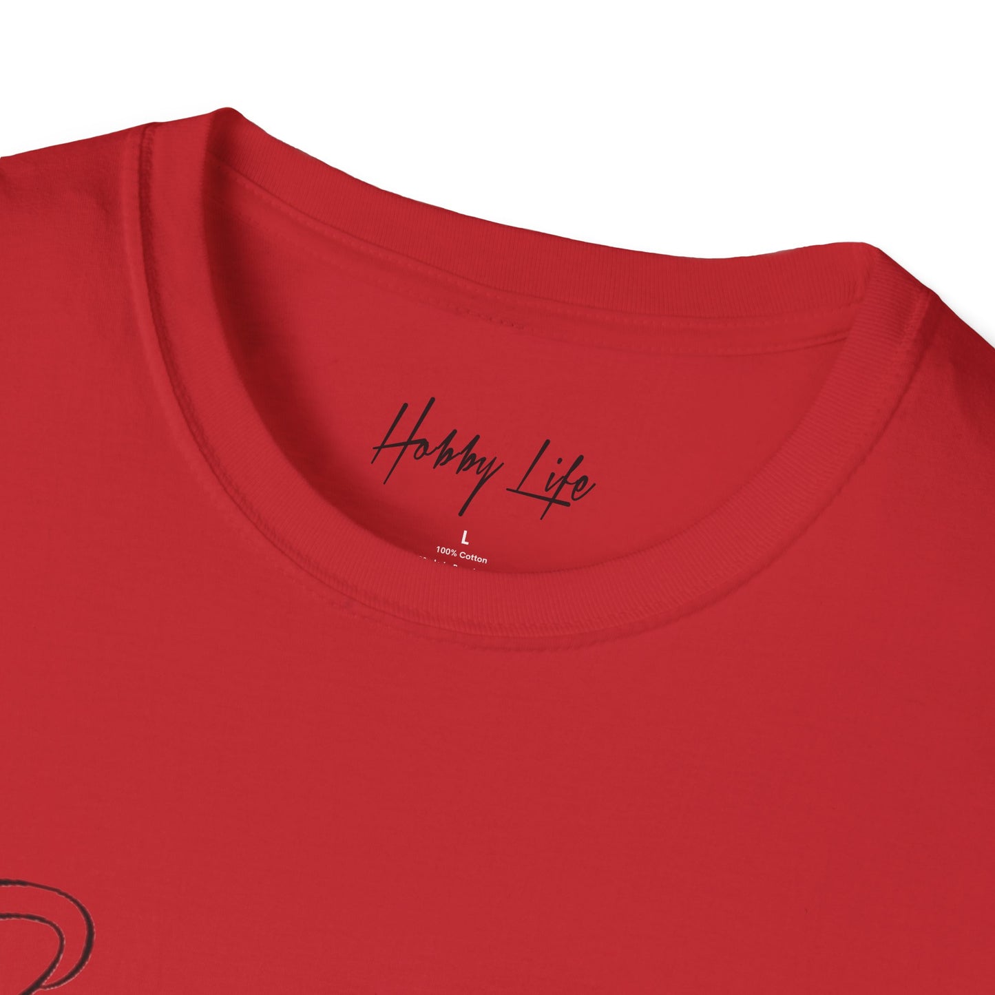 "One of One" Hobby Life Unisex T-Shirt (Black Logo) Softstyle