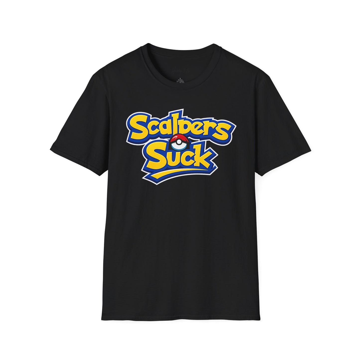 "Scalpers Suck" Poke-Themed T-Shirt
