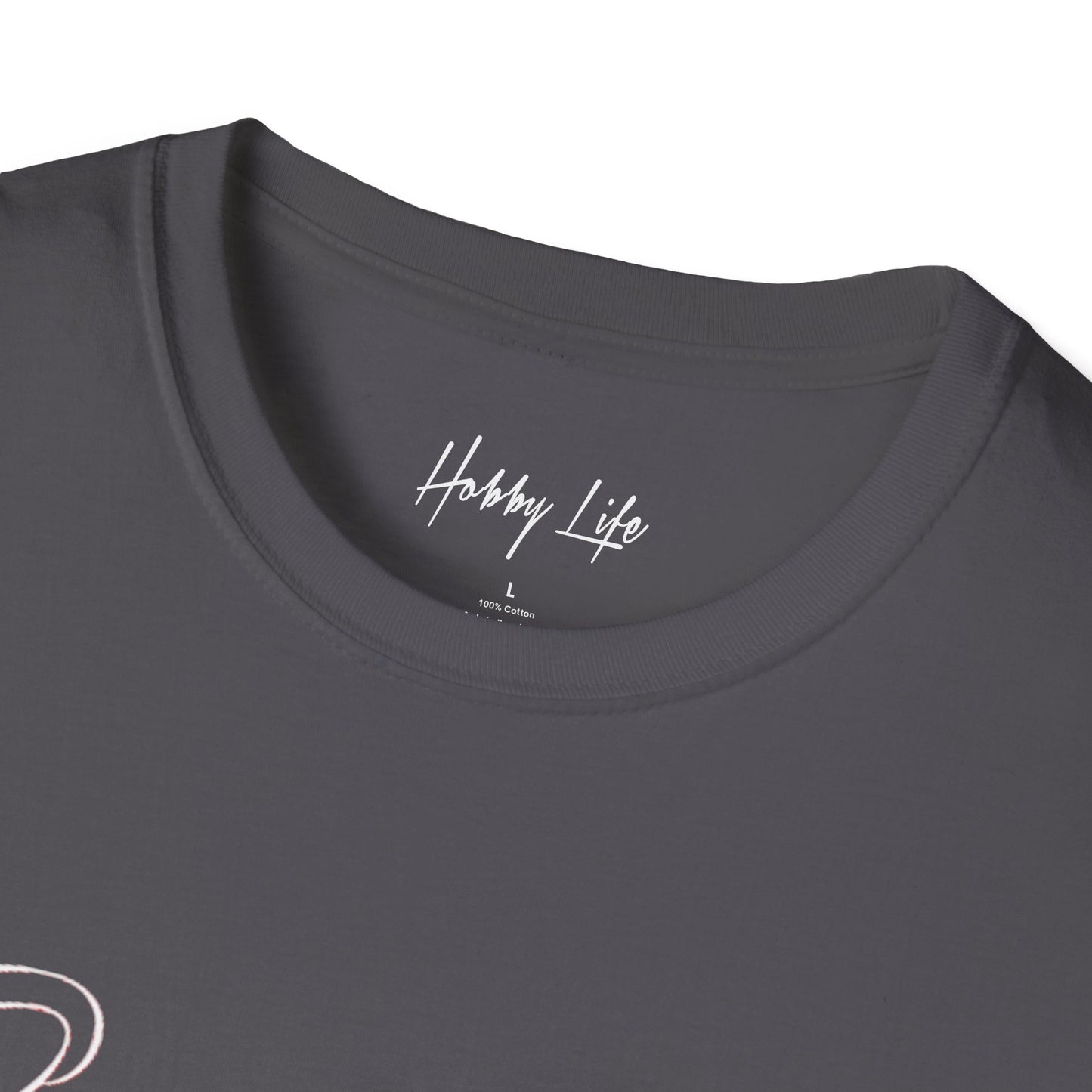 "One of One" Hobby Life Unisex T-Shirt (White Logo) Softstyle