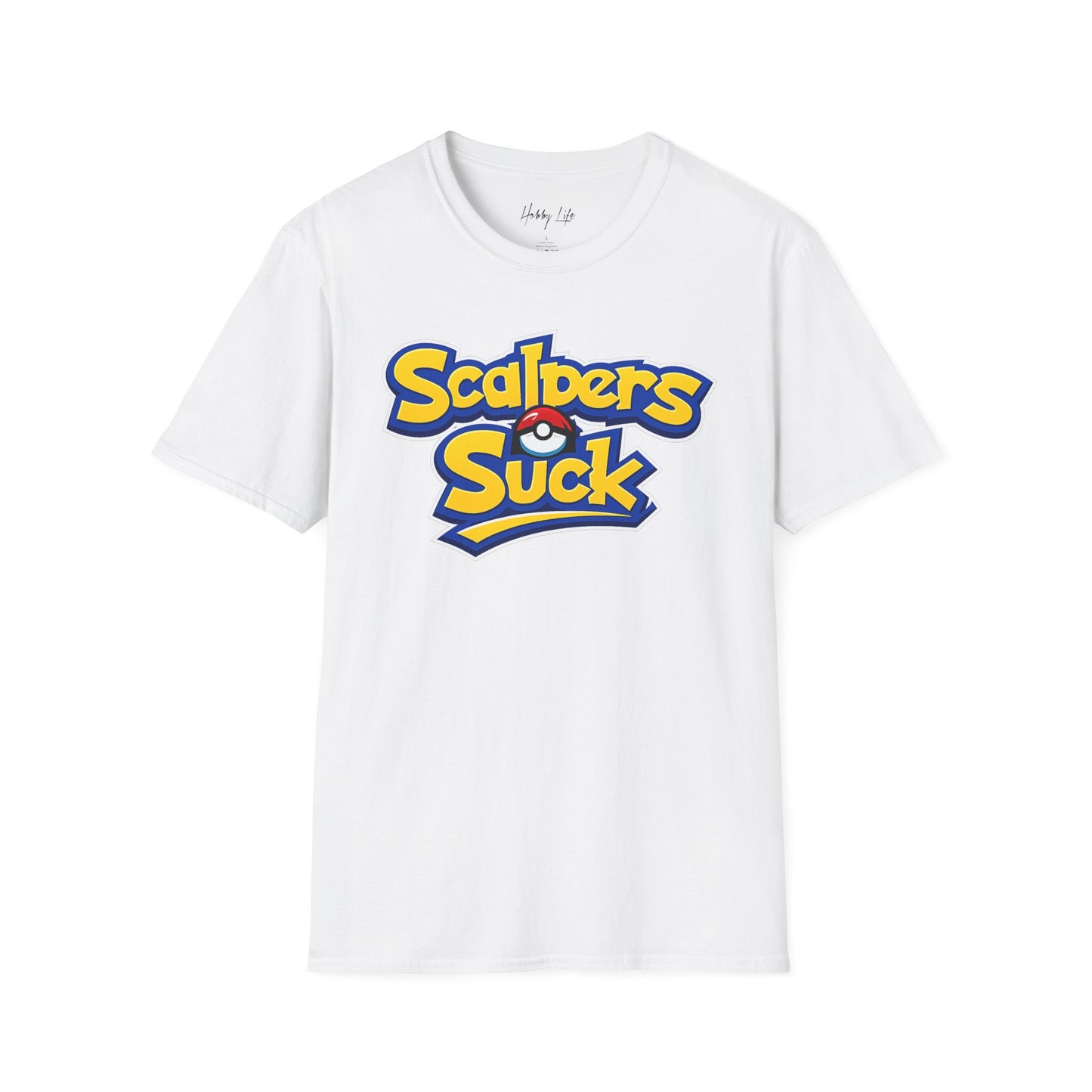 "Scalpers Suck" Poke-Themed T-Shirt