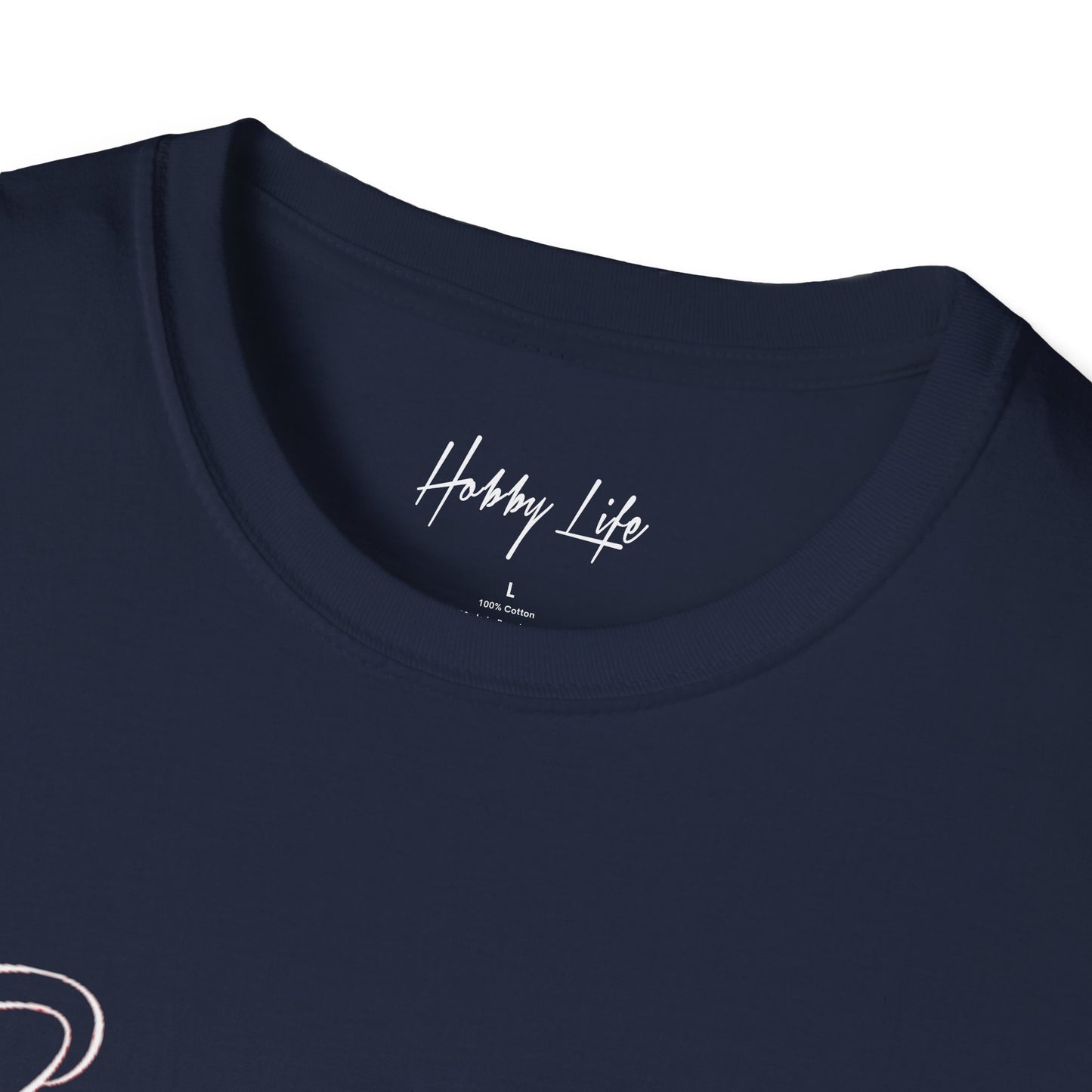 "One of One" Hobby Life Unisex T-Shirt (White Logo) Softstyle