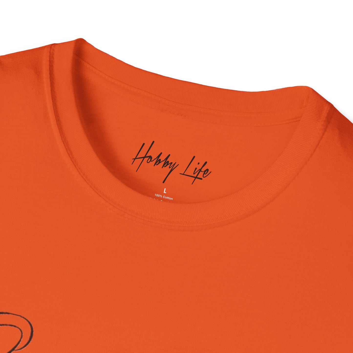 "One of One" Hobby Life Unisex T-Shirt (Black Logo) Softstyle