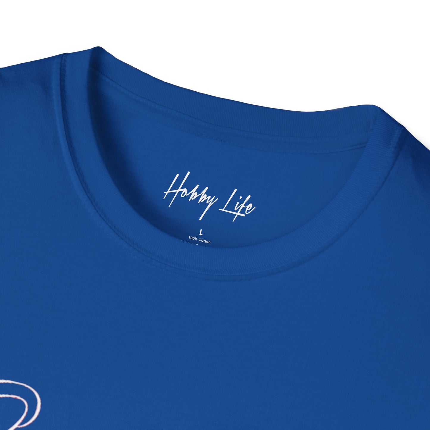 "One of One" Hobby Life Unisex T-Shirt (White Logo) Softstyle