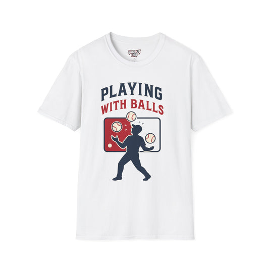 Playing With Balls Baseball Unisex T-Shirt Softstyle